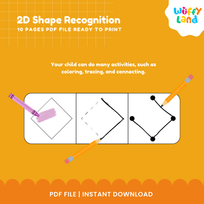 2D Shape Recognition Activities – Fun Printable Worksheets for Kids