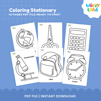 Coloring Stationary