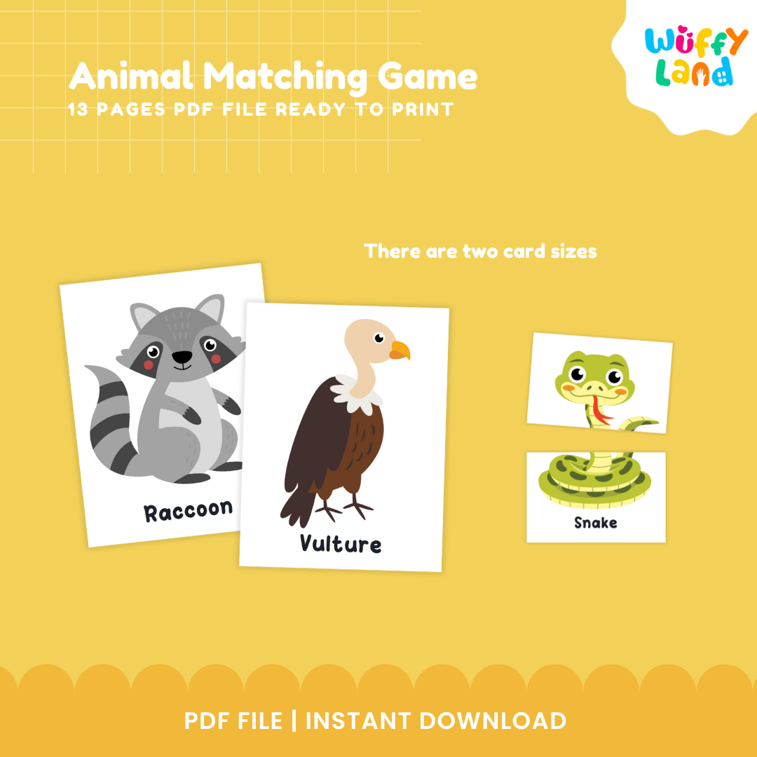 Animal Matching Game