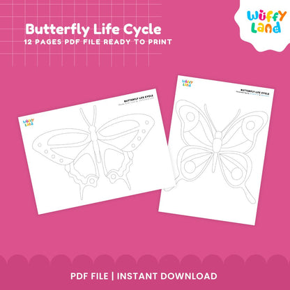 Butterfly Life Cycle Printable - Life Cycle Learning for Kids