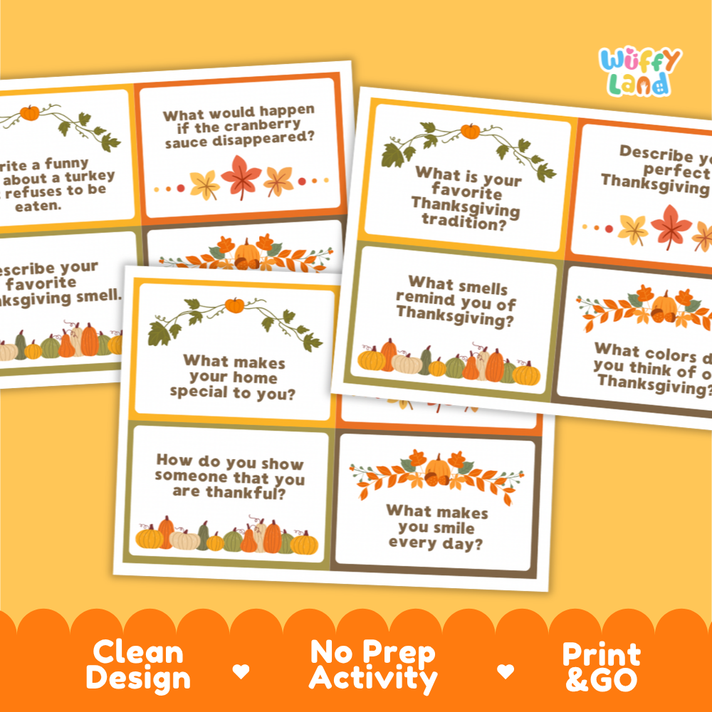 60+ Journal Thanksgiving Prompt Worksheets