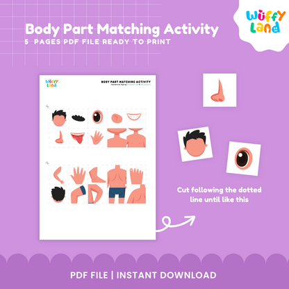 Body Part Matching Activity