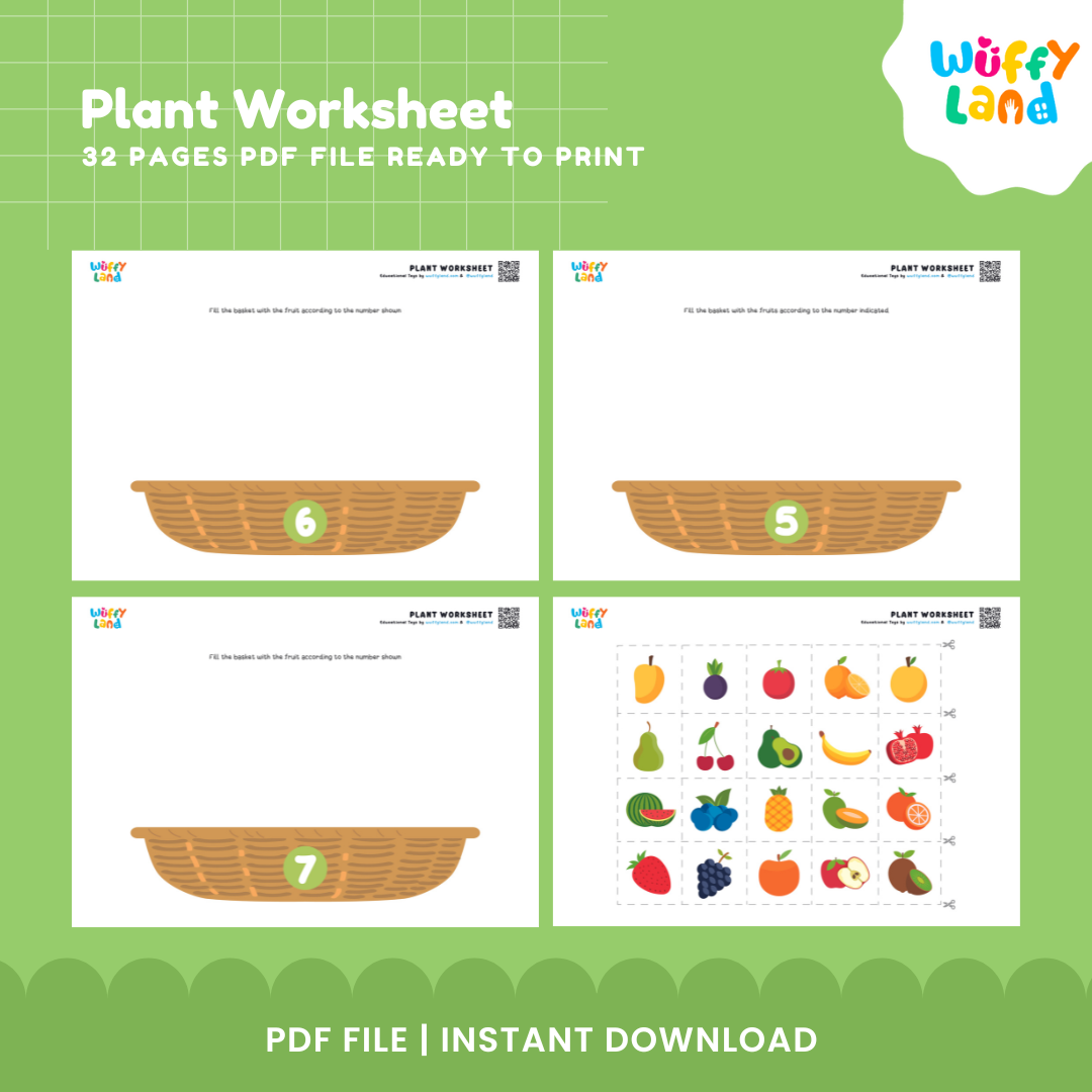 Plant Learning Worksheets for Kids - Printable Education Activities