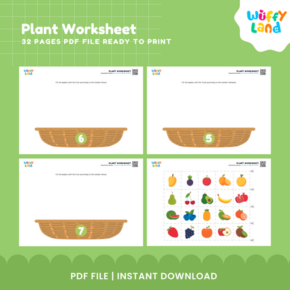 Plant Learning Worksheets for Kids - Printable Education Activities