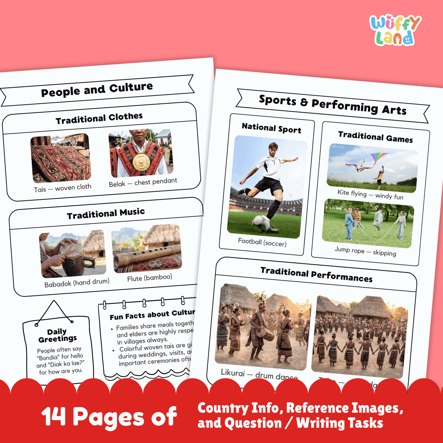 Timor-Leste Country Study | East Timor Geography Research Project & Worksheets