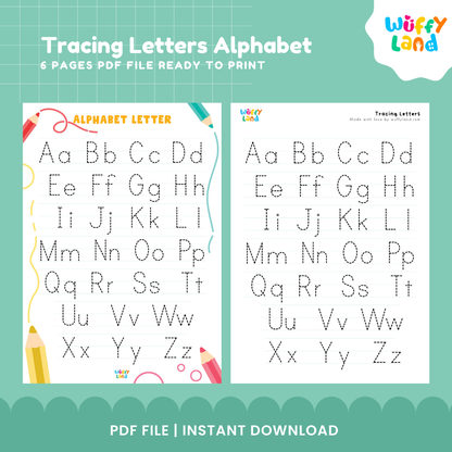 Tracing Letters Alphabet