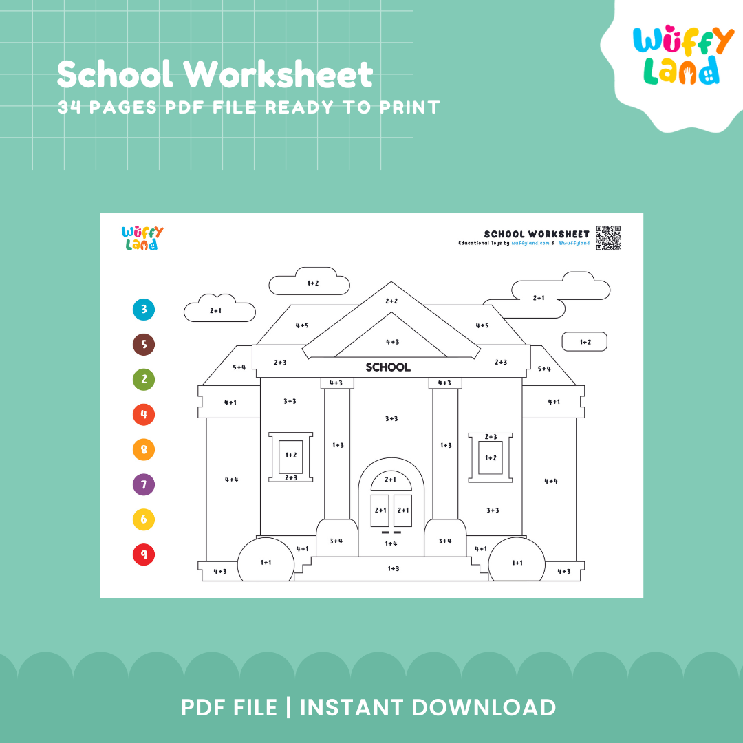 Back to School Worksheets for Kids - Educational Activities