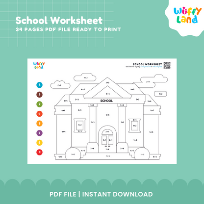 Back to School Worksheets for Kids - Educational Activities