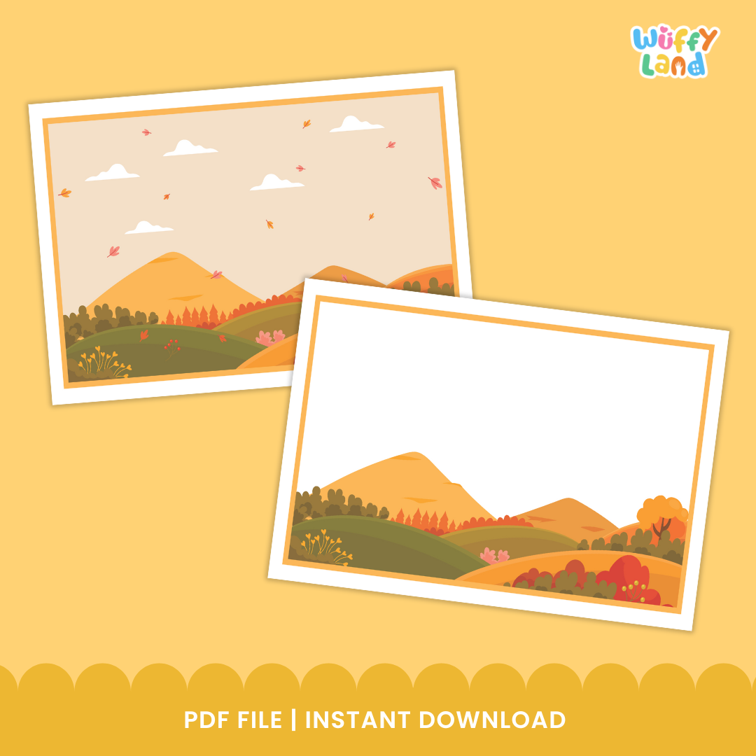 Autumn Woodland Paper Craft Cut & Paste Activities for Kids