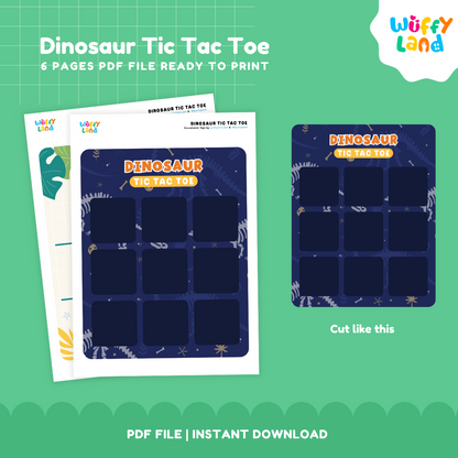 Dinosaurus Tic Tac Toe