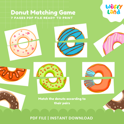 Donut Matching Game