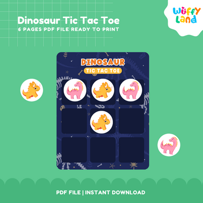 Dinosaurus Tic Tac Toe