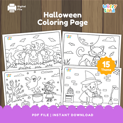 Halloween Coloring Pages Fall Activities Color Sheets September October Autumn