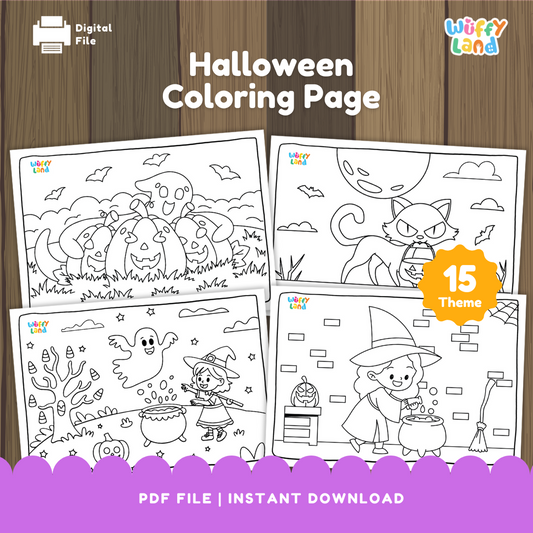 Halloween Coloring Pages Fall Activities Color Sheets September October Autumn