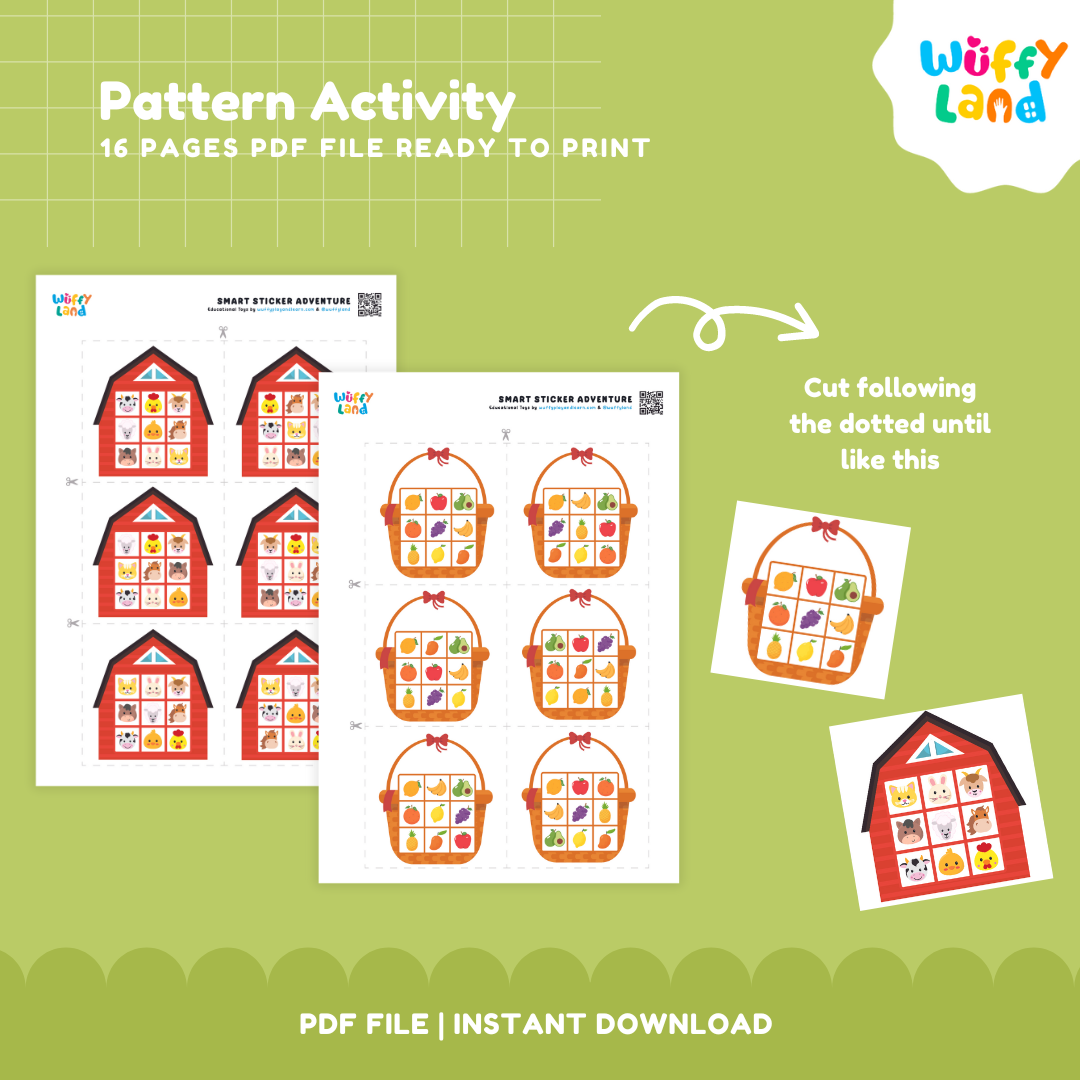 Pattern Recognition Activity for Kids – 16 Pages of Fun Learning Patte ...