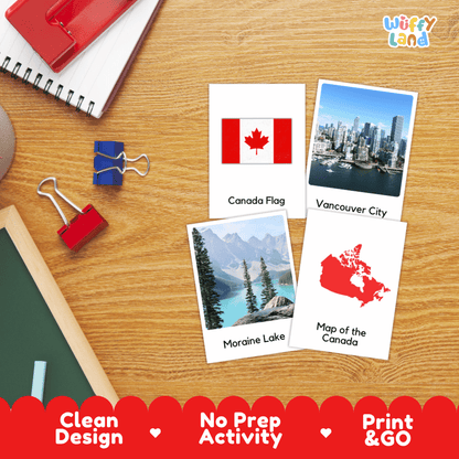 All About Canada Flashcards Food Culture and Landmarks Printable Cards