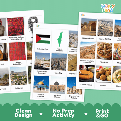 All About Saudi Arabia Flashcards Food, Culture and Landmarks Print and Go Worksheets