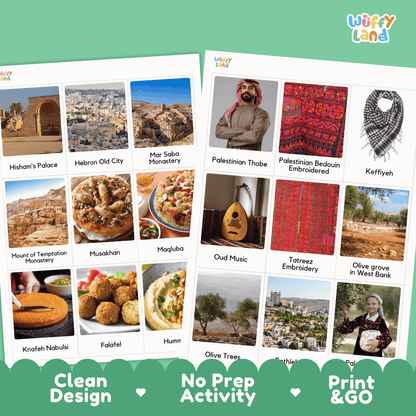 All About Saudi Arabia Flashcards Food, Culture and Landmarks Print and Go Worksheets