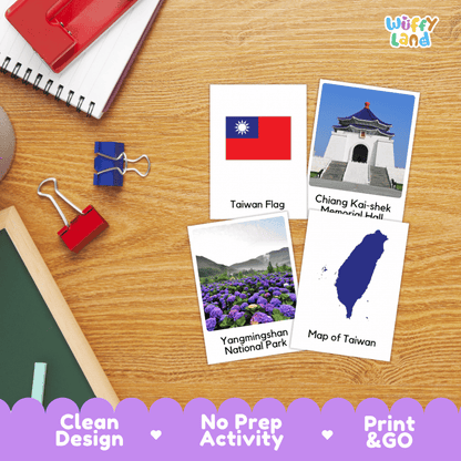All About Taiwan Flashcards Food Culture and Landmarks Printable Cards