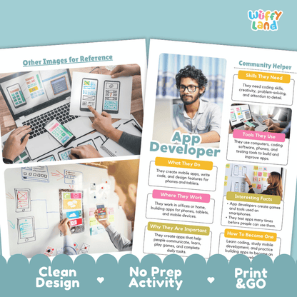 Print and go digital PDF writing worksheets with clean design layout, researcher name line, and zero prep classroom format