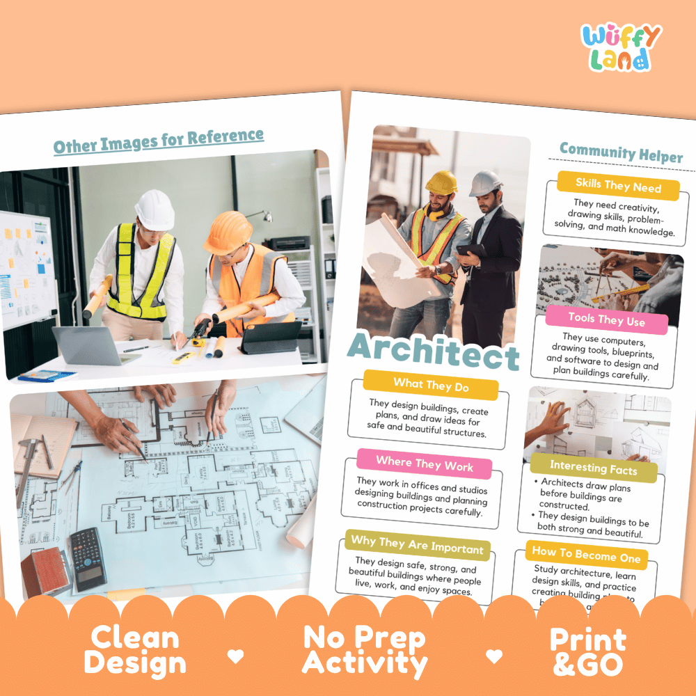 Print and go digital PDF writing worksheets with clean design layout, researcher name line, and zero prep classroom format