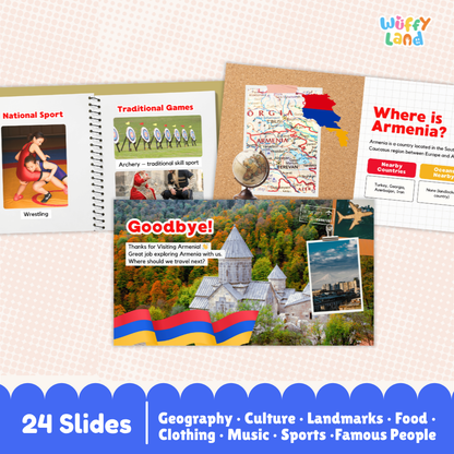 Armenia Country Study Kid Friendly Geography & Culture PDF Slides