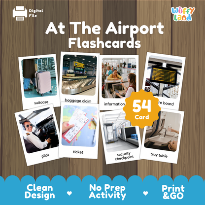 At The Airport Flashcards