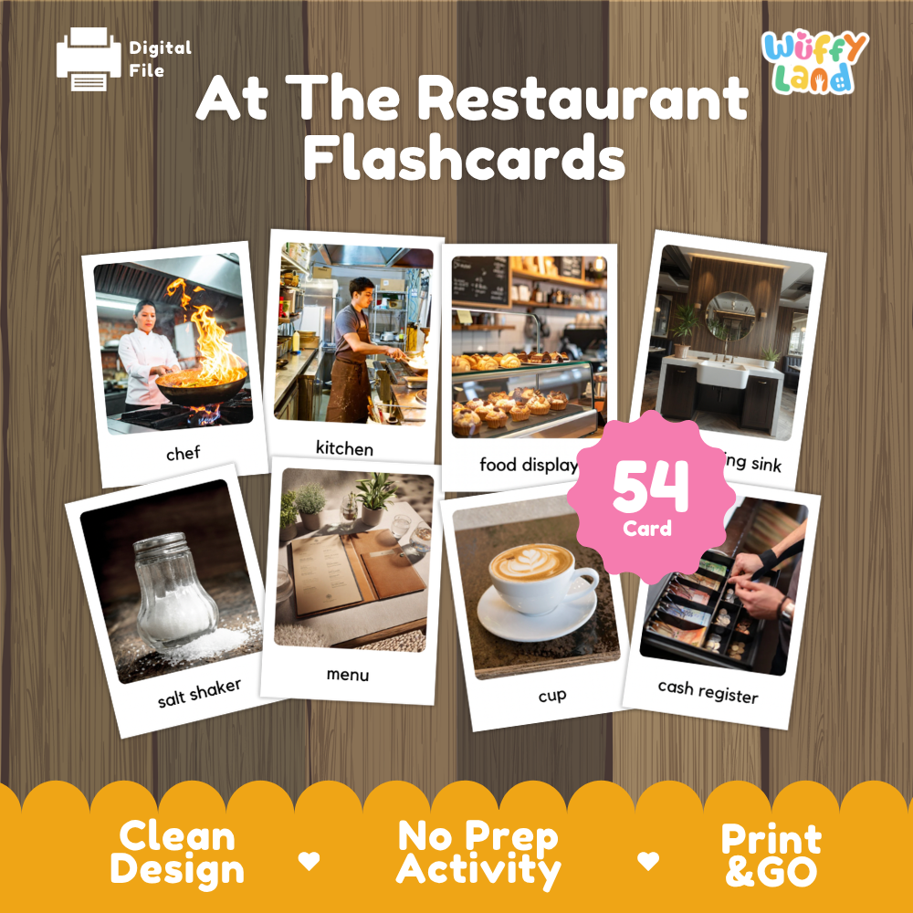 At The Restaurant Flashcards