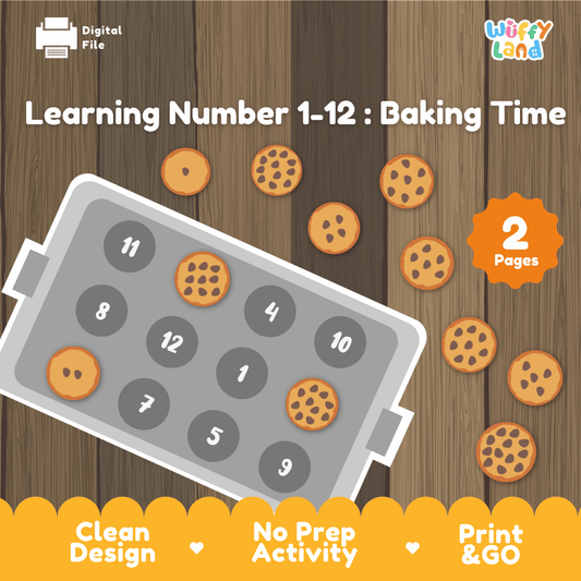 Baking Time Counting Game – Learn Numbers with Cookies