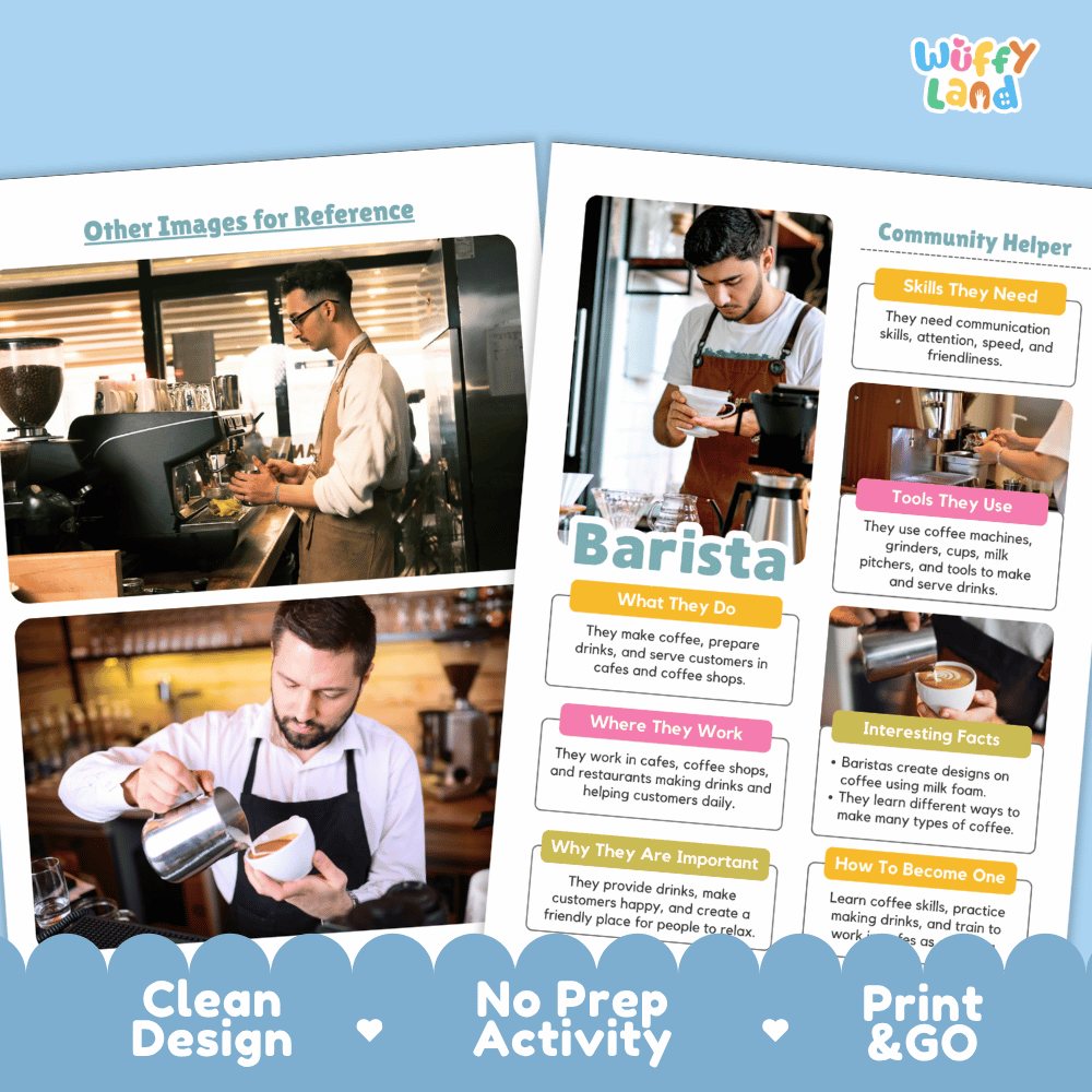 Print and go digital PDF writing worksheets with clean design layout, researcher name line, and zero prep classroom format