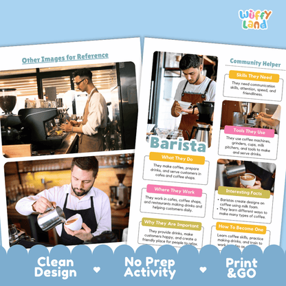 Print and go digital PDF writing worksheets with clean design layout, researcher name line, and zero prep classroom format
