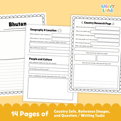 Bhutan Country Research Project | Geography, Culture, Landmarks & Social Studies