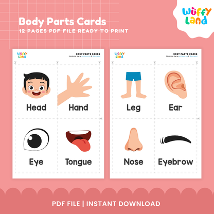 Body Parts Cards