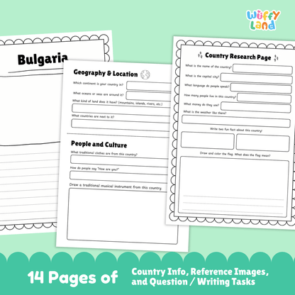 Bulgaria Country Research Project | Europe Geography Activity & Report