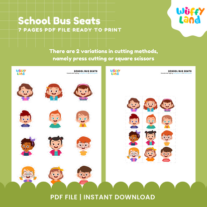 Clipboard reference sheets showing numbered student passenger lists for early visual discrimination matching 📋👧