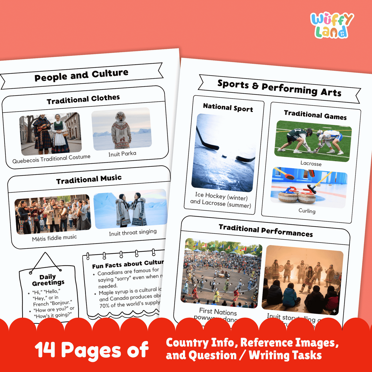 CANADA Country Research Project | Printable Geography Worksheets Social Studies