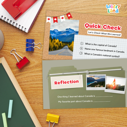 Canada Country Study Kid Friendly Geography & Culture PDF Slides