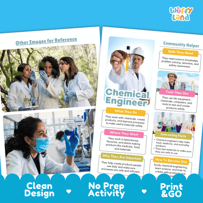 Print and go digital PDF writing worksheets with clean design layout, researcher name line, and zero prep classroom format