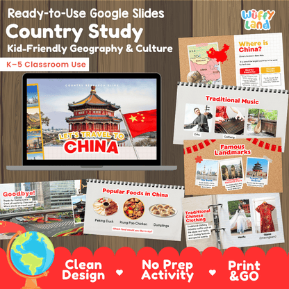 Printable A4 doodle coloring poster highlighting China map, Giant Panda, Great Wall, and tea culture 🎨🐼