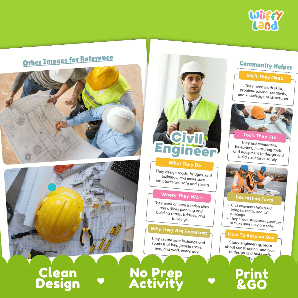 Print and go digital PDF writing worksheets with clean design layout, researcher name line, and zero prep classroom format