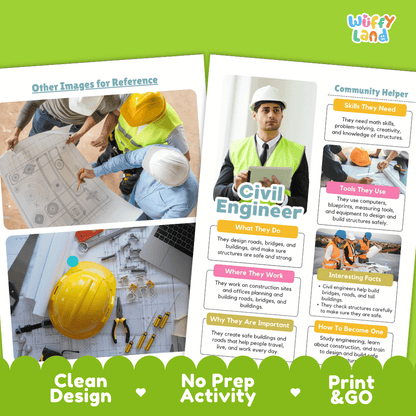 Print and go digital PDF writing worksheets with clean design layout, researcher name line, and zero prep classroom format