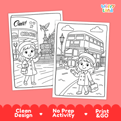 United Kingdom Coloring Pages Worksheets