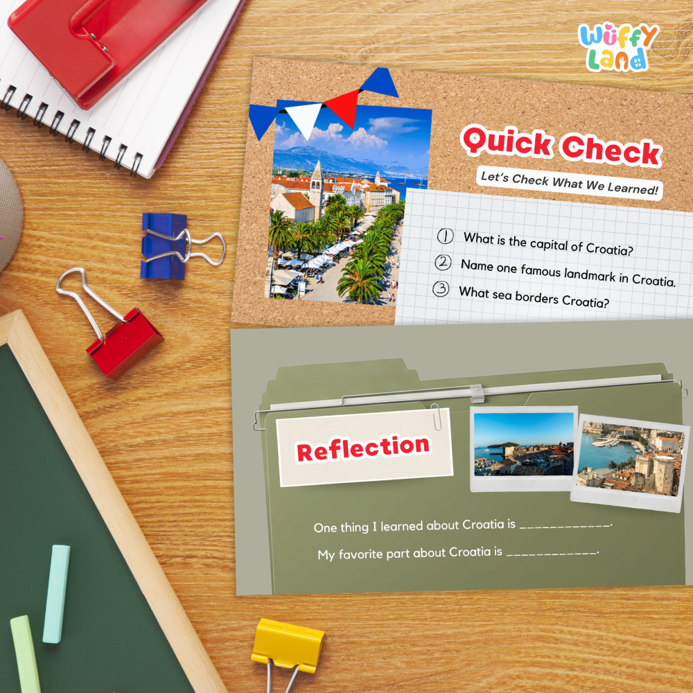 Croatia Country Study Kid Friendly Geography & Culture PDF Slides