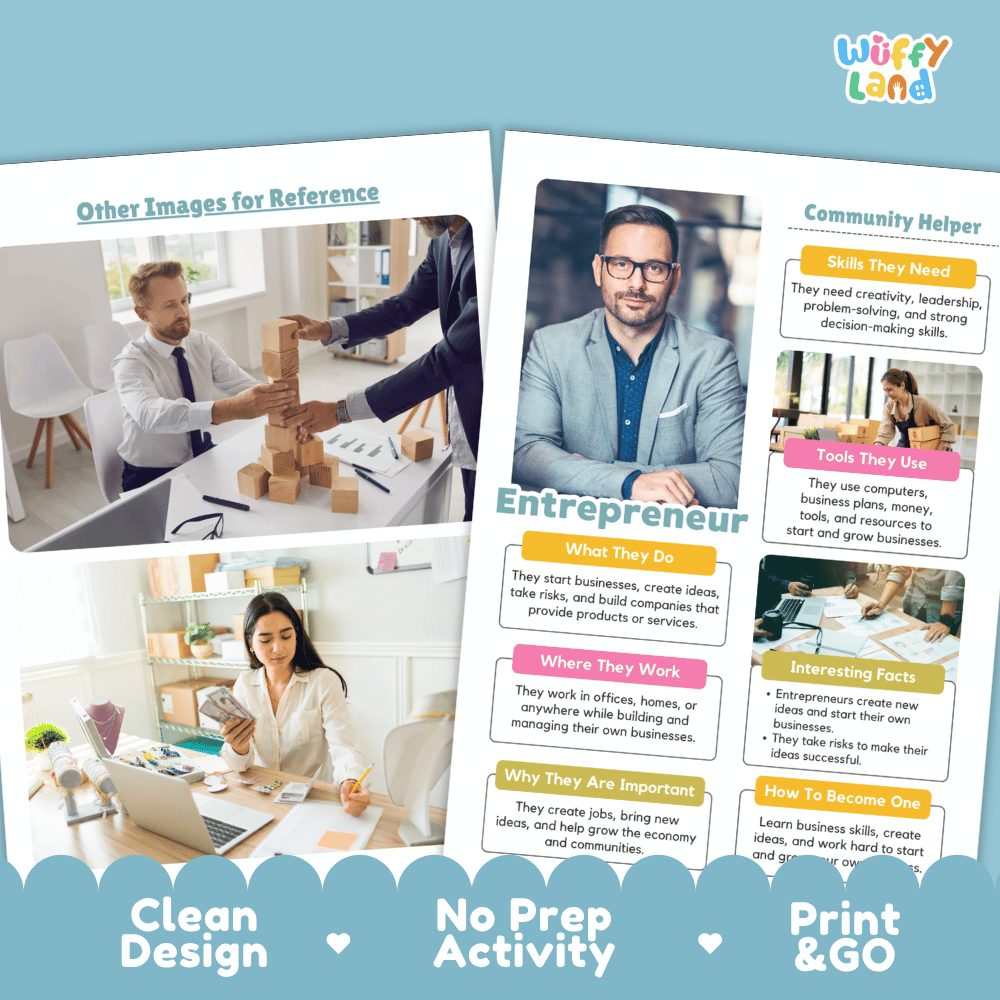 Print and go digital PDF writing worksheets with clean design layout, researcher name line, and zero prep classroom format