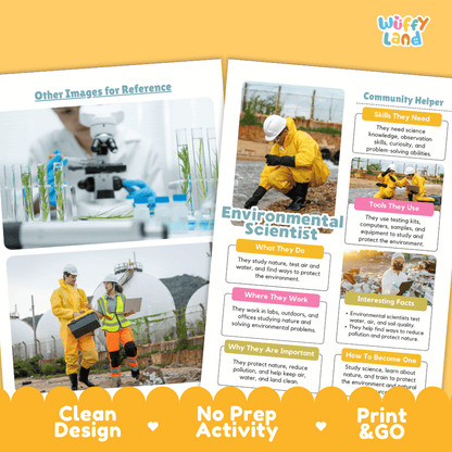 Print and go digital PDF writing worksheets with clean design layout, researcher name line, and zero prep classroom format