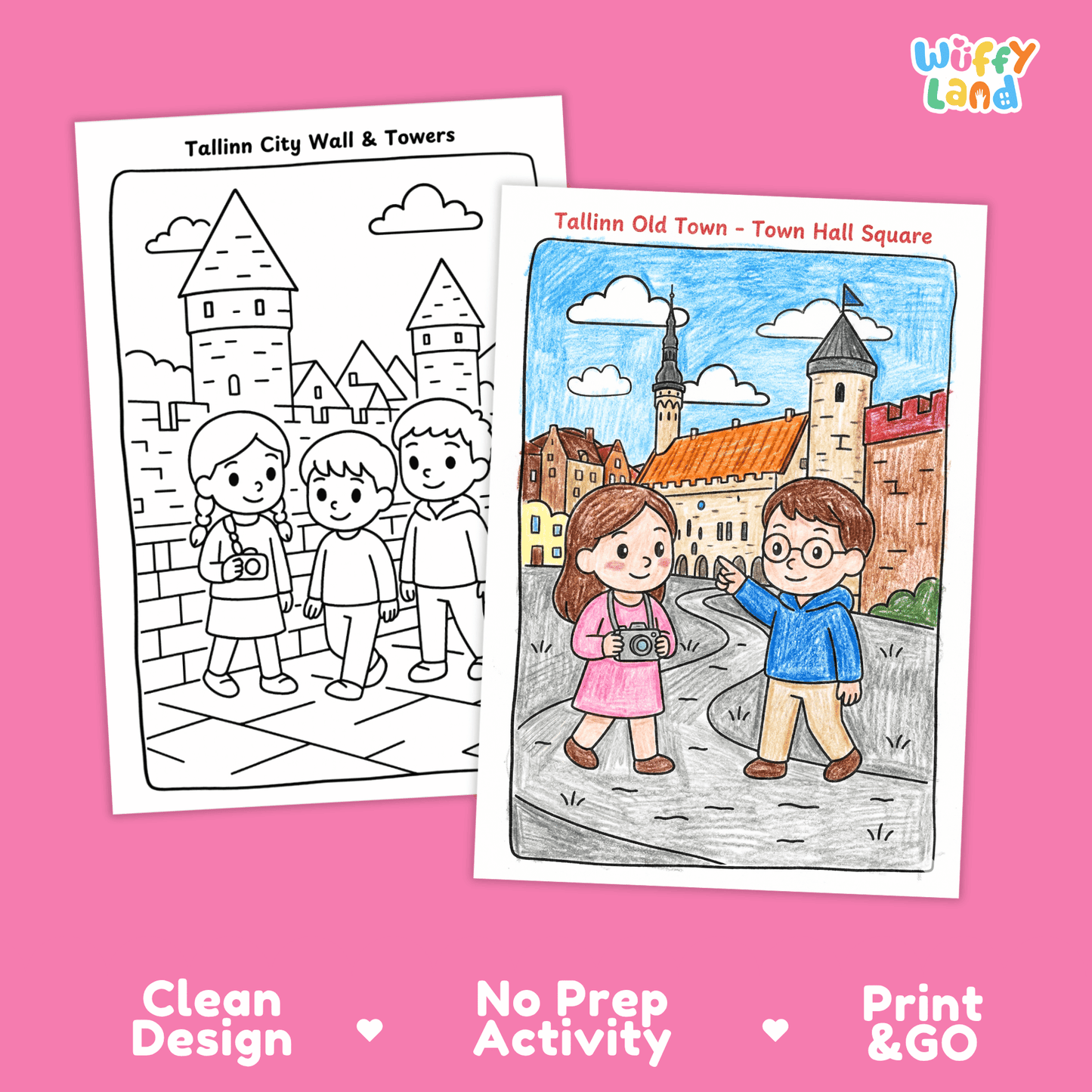 Estonia Geography Coloring Pages Worksheets