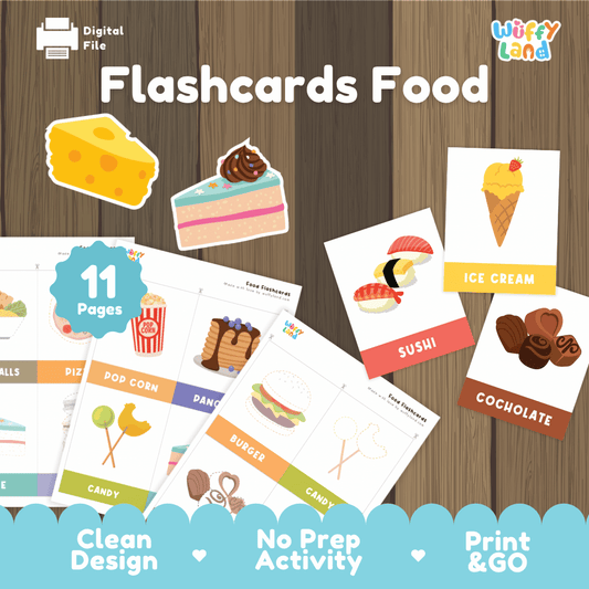 Food Flashcards – Printable Vocabulary Cards for Kids
