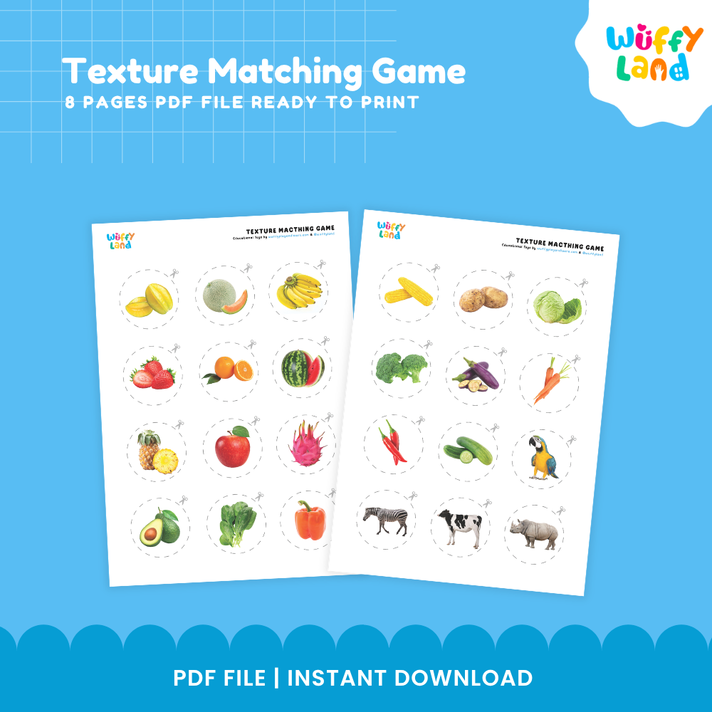 Fruit and vegetable skin texture matching wheel showing dragon fruit cantaloupe strawberry watermelon and pineapple textures