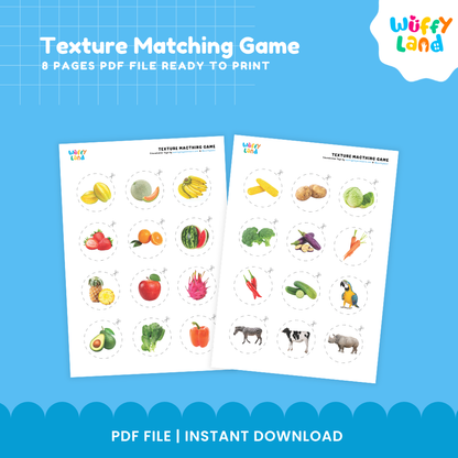 Fruit and vegetable skin texture matching wheel showing dragon fruit cantaloupe strawberry watermelon and pineapple textures