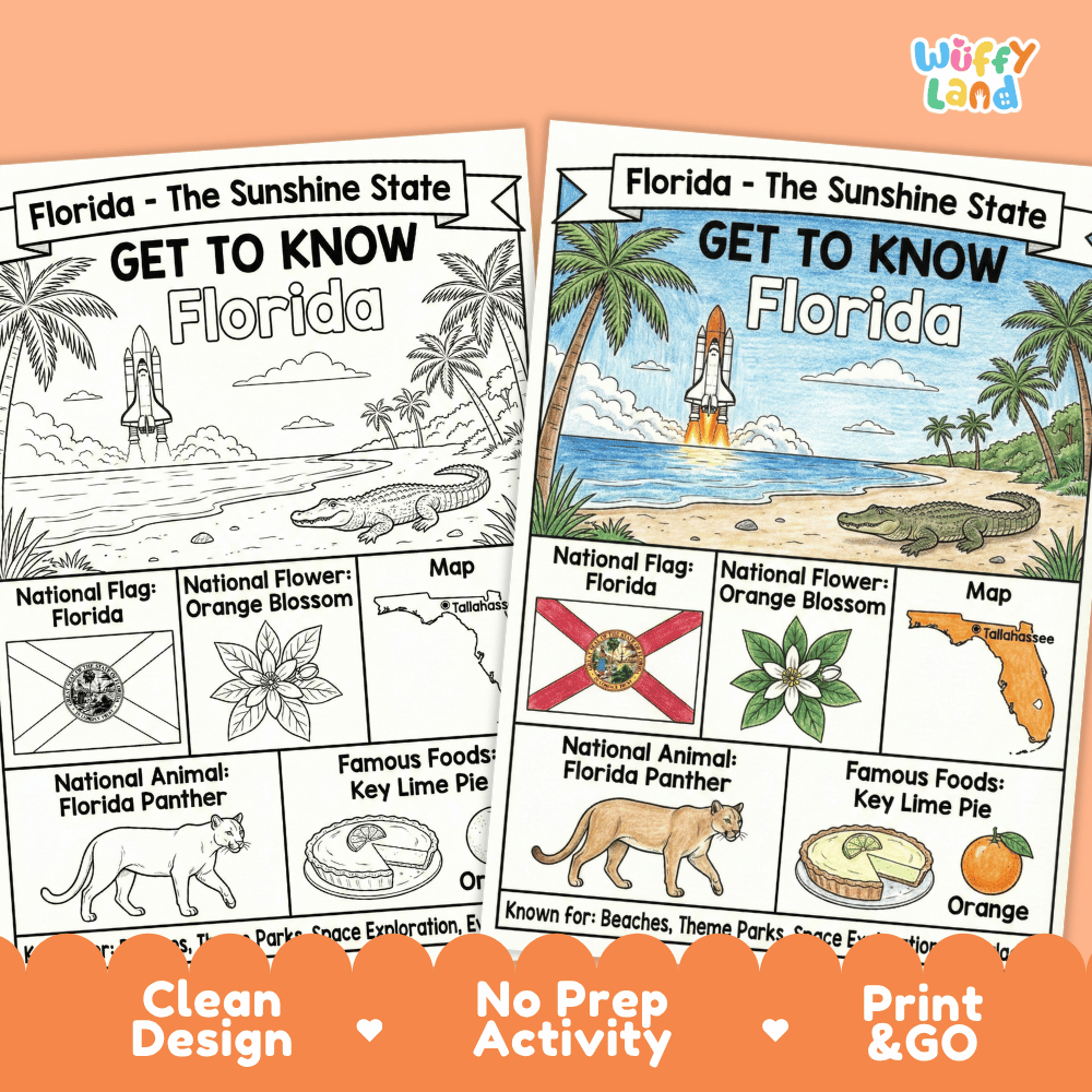 Georgia Geography Coloring Poster Worksheets